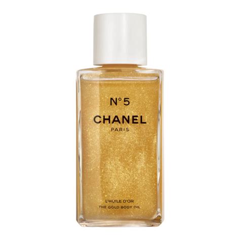 chanel body glitter